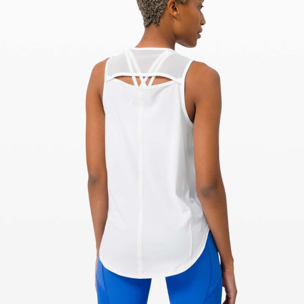 Lululemon Sculpt Tank Top White Size 6